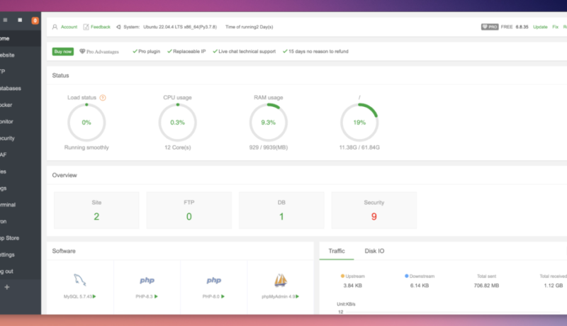 Hướng Dẫn Cài Đặt Aapanel Trên Vps Linux Hướng Dẫn Cài Đặt aaPanel Trên VPS Linux