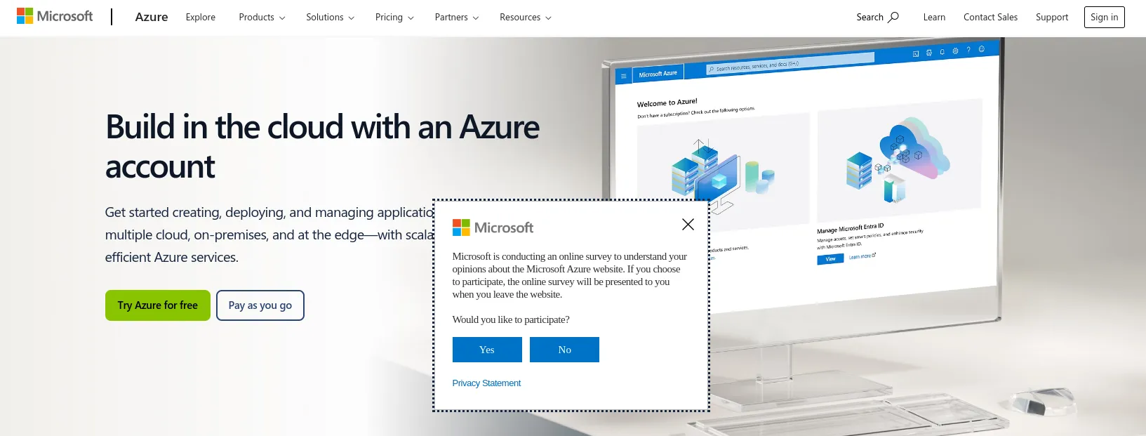 Tạo tài khoản VPS Azure